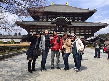 At the 2016 Kobe festival with friends